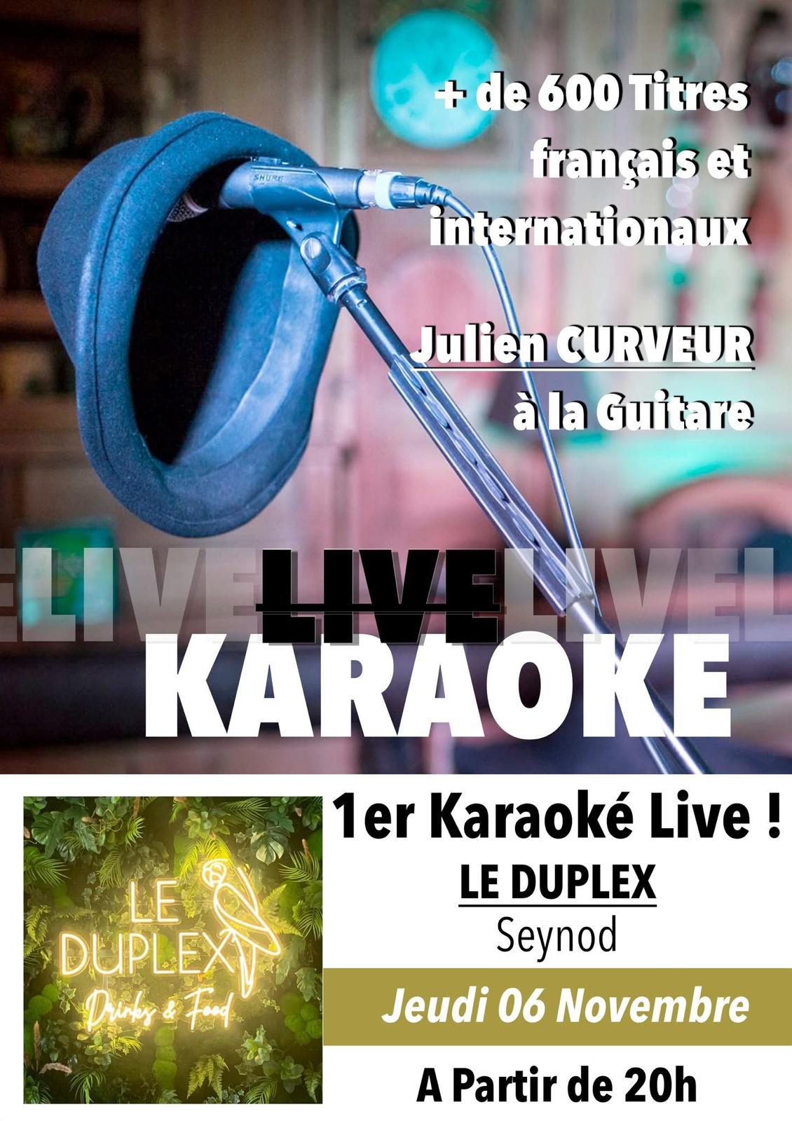 Karaoke Live jeudi 06 novembre